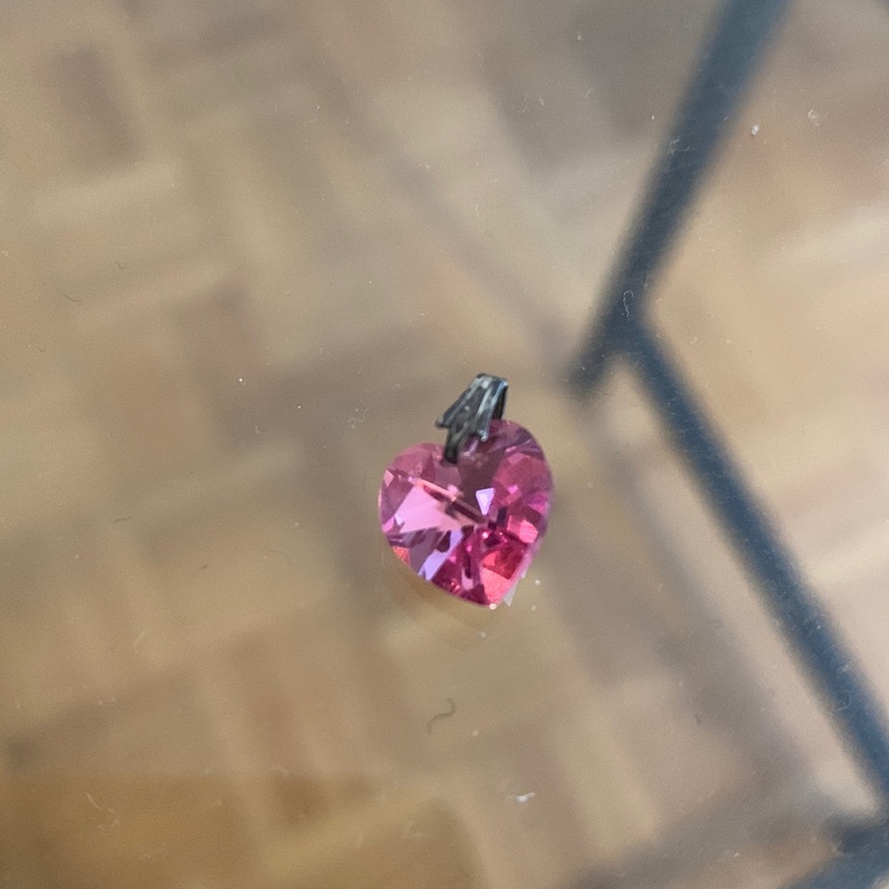 Italian Pink Crystal Pendant